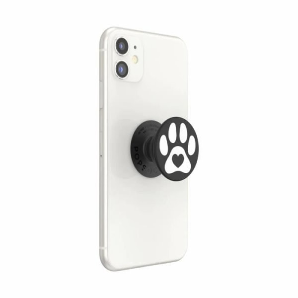 Popsockets Furever Friend smartphone grepp - svart/vit - 39,74x7x24,25 mm