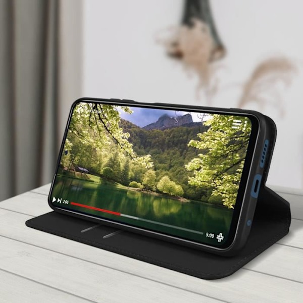 AVIZAR tegnebogscover til Xiaomi Redmi Note 11 og 11s - Sort - Videosupportfunktion Svart