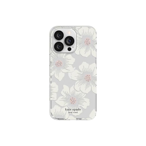 Fodral till Apple iPhone 13 Pro MagSafe Hollyhock Range Hollyhock Print Kate Spade White Vit