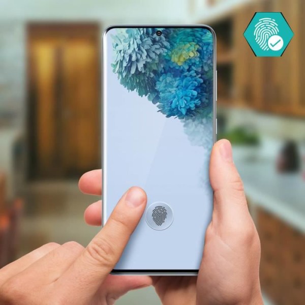 Film til Samsung Galaxy S20 hærdet glas 9H stødsikre buede kanter gennemsigtig