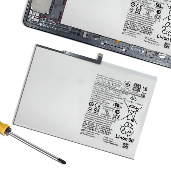 Batteri - AVIZAR - Samsung Galaxy Tab A9 Plus - 7040mAh - Intern - Lithium Ion Grå