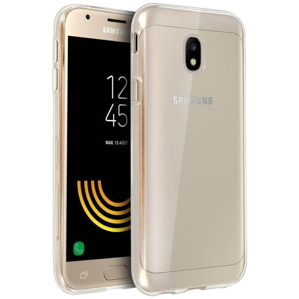 Coque - ILMOITTAKAAN - Galaxy J3 2017 - Silikonigeeli - Ultra-ohut - Läpinäkyvä Transparent