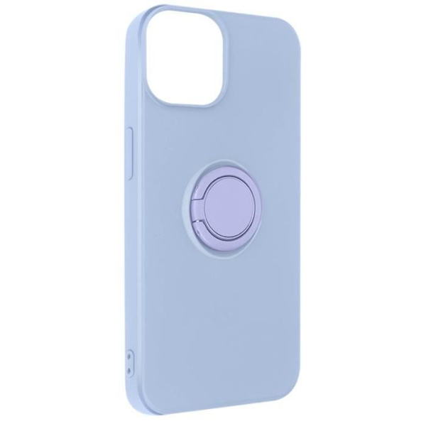 iPhone 14 Ring Taske Lavendel Blå Ring Taske