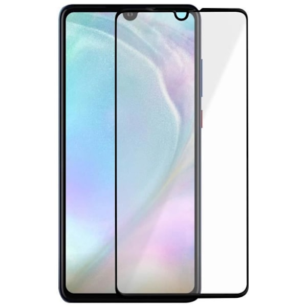 Skyddsglas - AVIZAR - Huawei P30 - Härdat glas 9H - Rep motståndskraftig - Svart Svart
