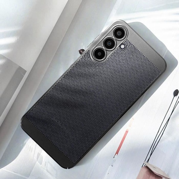 Taske til Samsung A25 5G - AVIZAR - Rigid Letvægts Luftigt Design - Sort Svart
