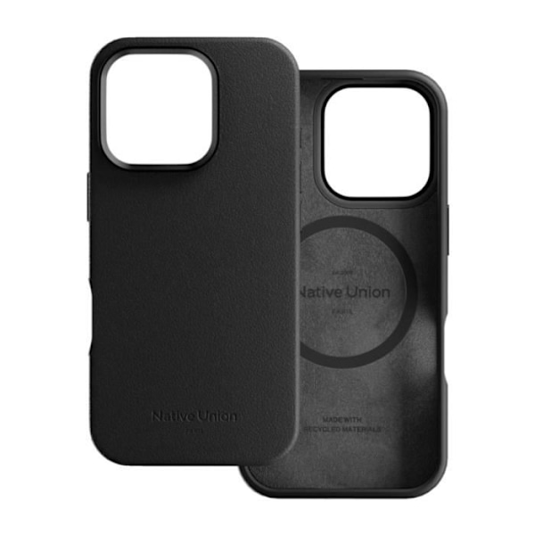 Coque beskyttelse til iPhone 16 Pro MagSafe Native Union Sort Svart