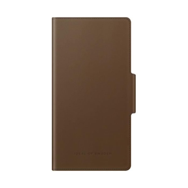 Luksus Folio iPhone 13 Pro etui - IDEAL OF SWEDEN - Brun - Blødt læder - Kortholder kastanj