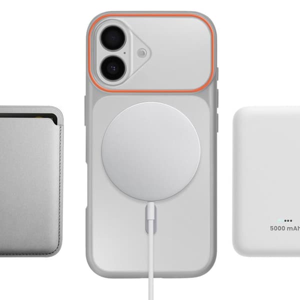 MagSafe-cover til iPhone 17 Beskyttelse i to materialer Hård bagside Grå Grå