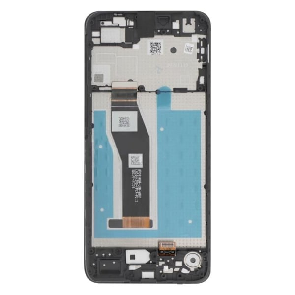 Original LCD-skärm - MOTOROLA - E7 Power / E7i Power - Pekskärm - Förmonterad - Ljusgrå Grå