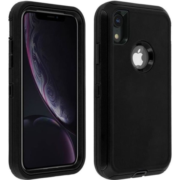 Fodral - Apple - iPhone XR - Hårt skydd - Stötdämpande - Flera lager - Svart Svart