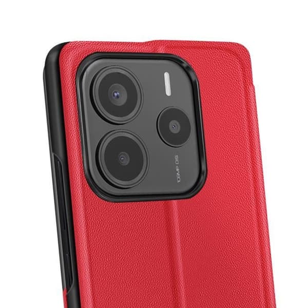 Smartphonefodral - Xiaomi - Redmi Note 14 5G - Röd - Stötsäker - Videostöd Röd