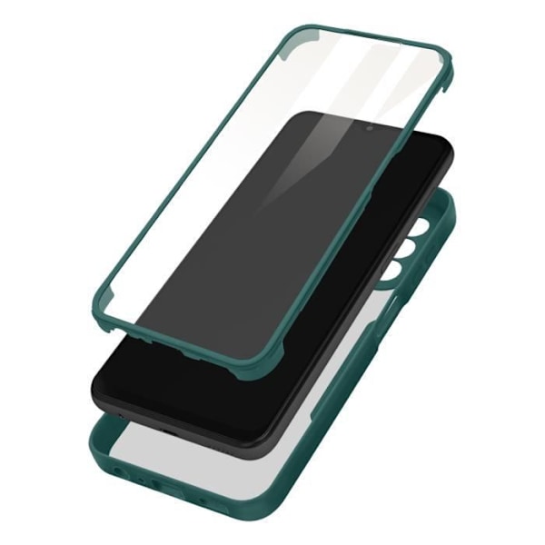 Kokonaiskuori - AVIZAR - Galaxy A13 4G - Plexiglas ja polymeeri - Kestävä suoja - Vihreä väri Grön