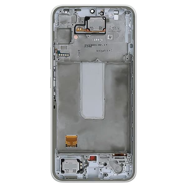 Erstatnings AMOLED Fuldt Skærm til Galaxy A34 Service Pack med Samsung Sølv Chassis Grå