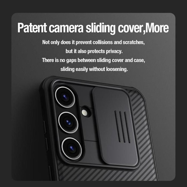 Nillkin CamShield PRO Magnetiskt Bakcover för Samsung Galaxy S24 Svart