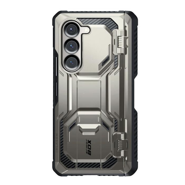Carbon Case för Samsung Z Fold 6 Full Protection Stötsäker I-Blason Grey Grå