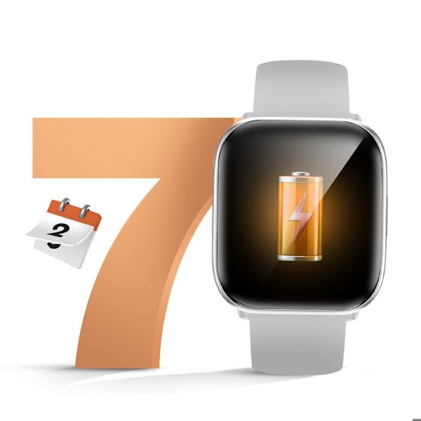 Smartwatch med sundhedsovervågning og Bluetooth-opkald, 7 dages batterilevetid, myPhone Grå Grå