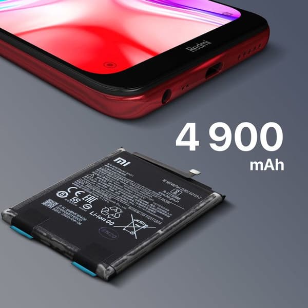 Interna batteri - XIAOMI - Redmi 8 / 8A - 4900mAh - Litiumjon - Original BN51 Svart