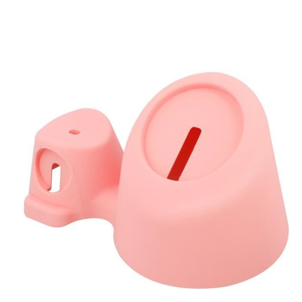 Tuetukeskus 3 in 1 - AVIZAR - MagSafe - Vaaleanpunainen - 35° Kulma - Liukumaton silikoni Rosa