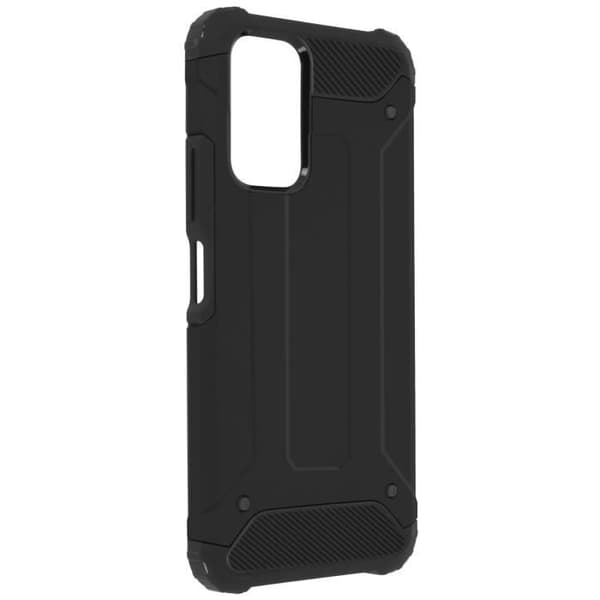 Coque - Xiaomi - Redmi Note 10 Pro - Stødabsorberende - Hybrid - Reliefdesign Svart