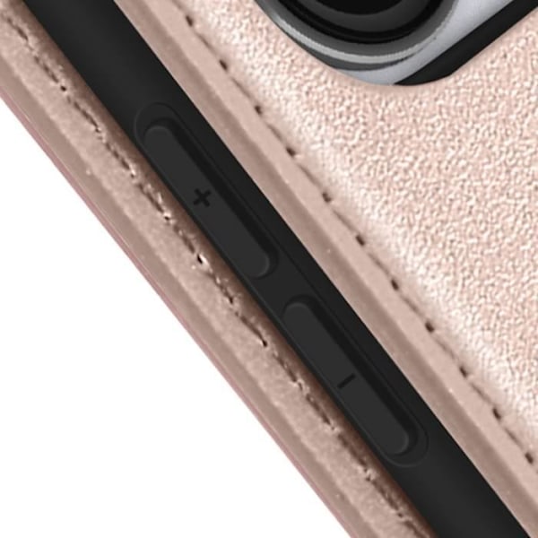 Fodral för Oppo Find X5 lite - AVIZAR - Roséguld - Fullständigt skydd - Videostöd - Kortfack Rosa