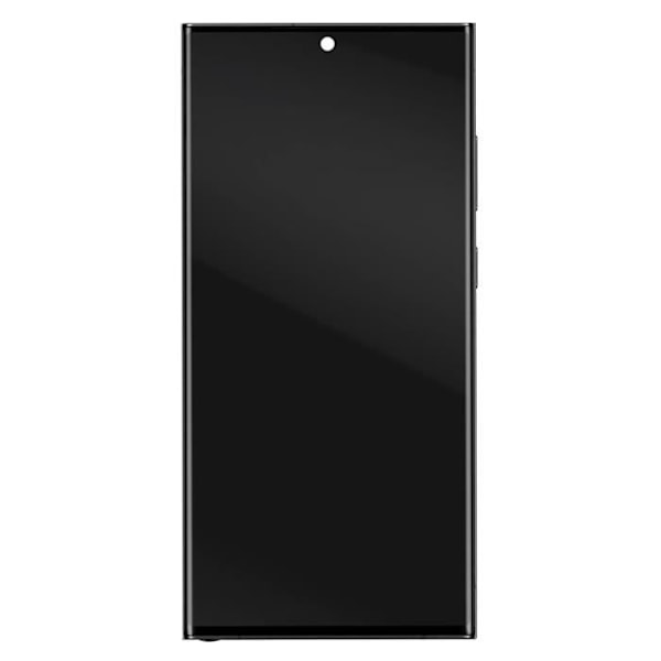 Komplet enhed til Samsung Galaxy S23 Ultra OLED-skærm og berøringsglas sort Svart