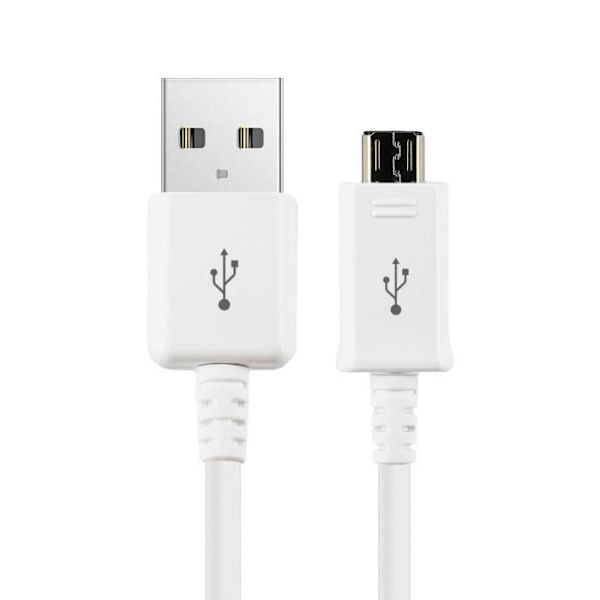Originalt Samsung Micro-USB USB Kabel 1m - Oplad & synkronisering - Hvid