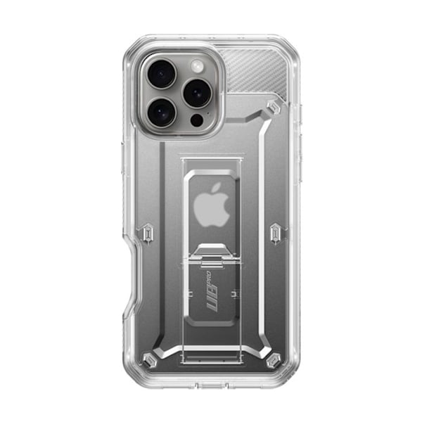 iPhone 16 Pro Max kuori - Supcase Unicorn Beetle Pro - Läpinäkyvä transparent