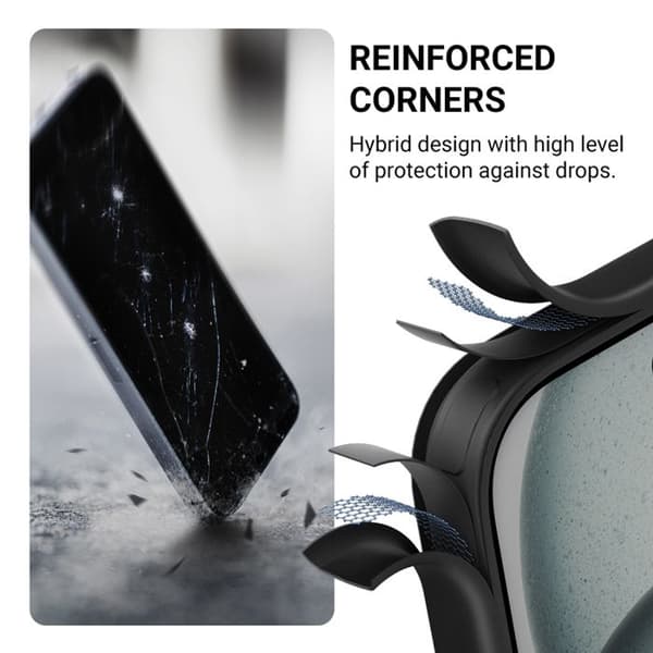 Etui med MagSafe - CRONG - iPhone 16 Pro - Sort - Kompatibel med iPhone 16 Pro - Elegant design sort
