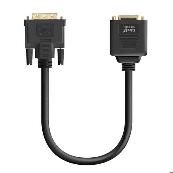 DVI Han til DVI-D Hun og HDMI Hun Kompakt 33cm