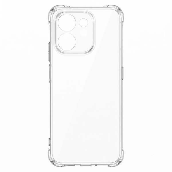 Siliconfodral för Honor 600 Smart med förstärkta hörn, transparent Vit