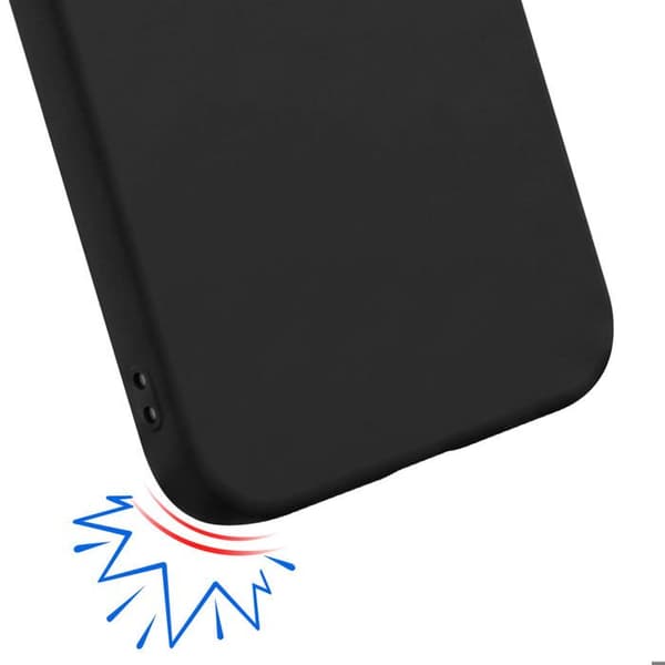 Siliconfodral för Pixel 11 Pro XL, Stötsäkert, Oljeavvisande, Svart Svart