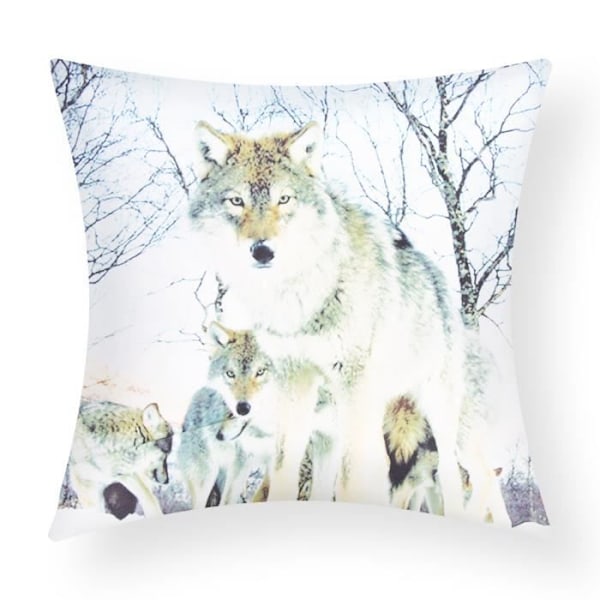 2 kpl Tyynynpäällisiä 40x40 cm Susilauma-kuvalla Flerfärgad