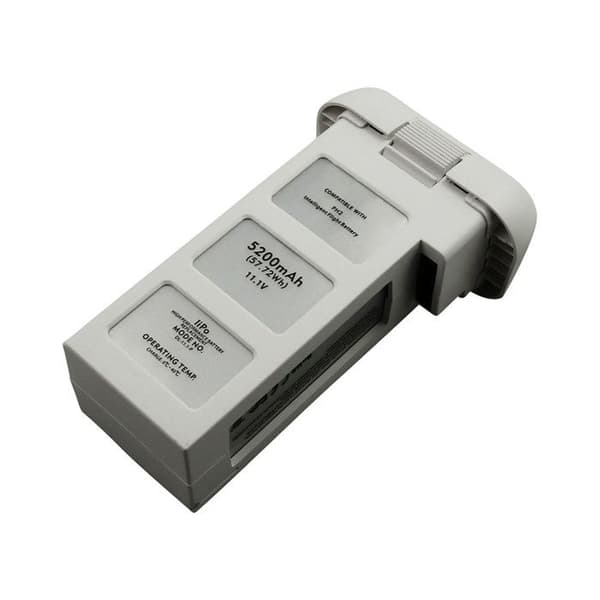 Batteri 5.2A til Drone Kompatibel med DJI Phantom 2 Li-Polymer 58W 11,1V Hvid Vit