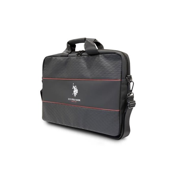 15'' Laptoptaske Middle Stripe U.S. Polo Model Sort