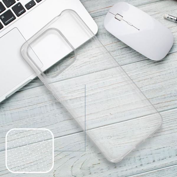 Xiaomi Redmi 10C silikongelfodral Anti-gulning Jaym Transparent Transparent
