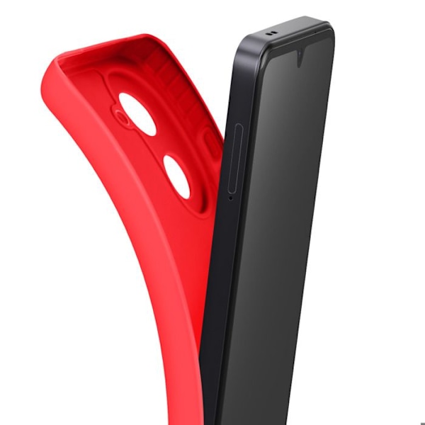 Cover til Xiaomi Redmi A5 Silikone Glat Kamera Blok Beskyttet Rød