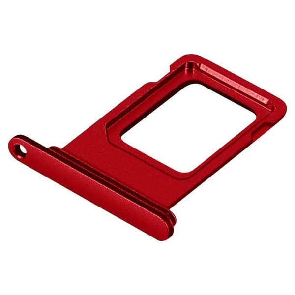 SIM-kort skuffe - iPhone - 7 - Rød - Nano SIM placering - Vægt 15 g Röd