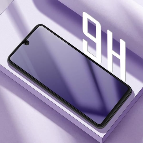 Näytönsuoja - AVIZAR - Samsung Galaxy A22 ja M22 - Anti-Blue valo - Karkaistu lasi - Naarmuuntumaton Svart