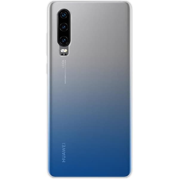 Silikonecover - Huawei - P30 - Colorblock - Blå - Designbeskyttelse Blå