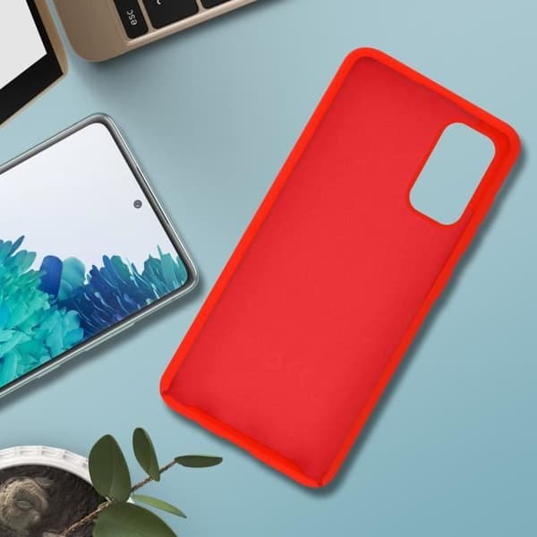 Coque - Samsung - Galaxy S20 FE - Semi-rigid - Soft Touch - Röd Röd