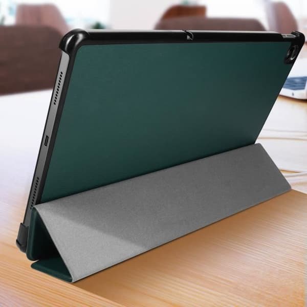 Tabletcase - Lenovo - Tab M10 Plus Gen 3 - Øko-læder - Grøn - Stødabsorberende Grön