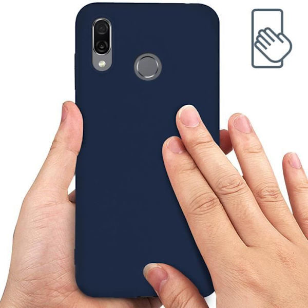 Coque Honor Play Beskyttelse bag og kontur Soft Touch Silikone Gel Blød Blå