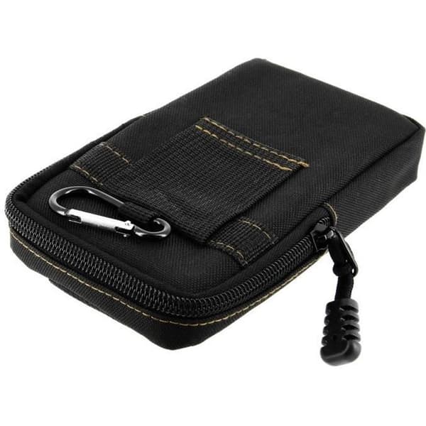 Smartphonetaske - AVIZAR - Universal - Sort - Halvstiv - Blandet Svart