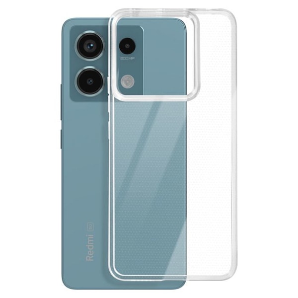 Coque Silikone Blød - MAYAXESS - Xiaomi Redmi Note 13 Pro 5G - Transparent - Let design - Forbedret beskyttelse Transparent