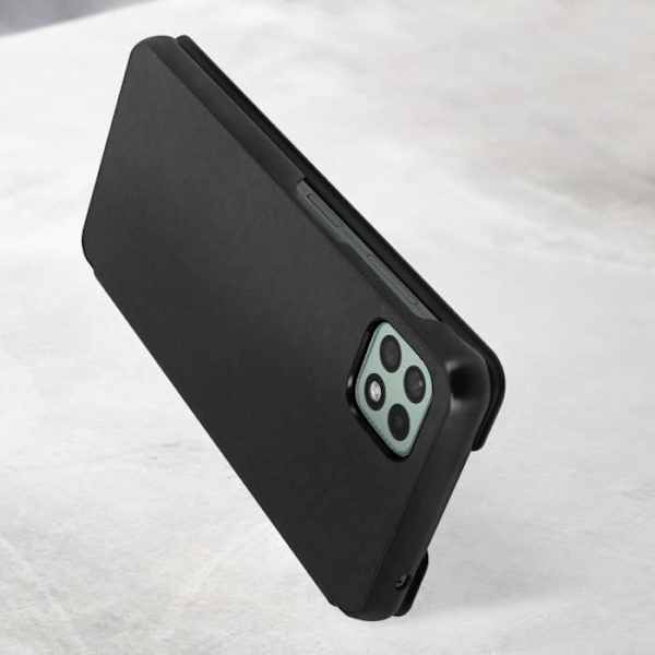 Étui - Anymode - Flip Wallet - Samsung A22 5G - Sort - Fuld beskyttelse Svart