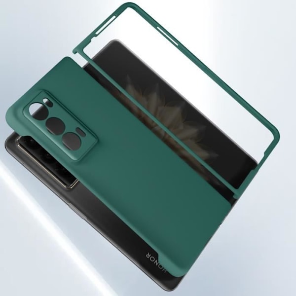 Etui - AVIZAR - Honor Magic V2 - Rigid - Soft Touch - Beskyttet kamera Grön