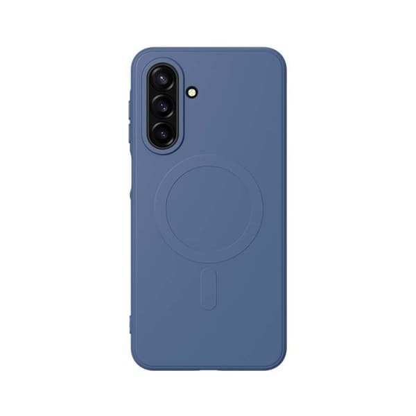 Coque - BIGBEN CONNECTED - Galaxy A17 4G/5G - Silikone blød berøring - Magnetisk - Mikrofiberforing Blå