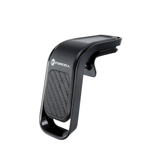 Bilholder - FORCELL - Magnetisk - Luftventil - Kompatibel med alle mobiltelefoner - Carbon Black Svart