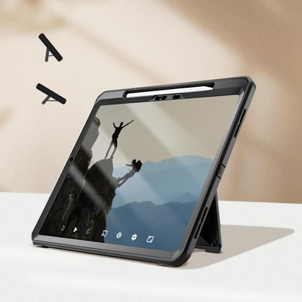Täysi kotelo iPad Pro 11 2024:lle - SUPCASE - Unicorn Beetle Pro - Iskunkestävä - Jalustan tuki Svart