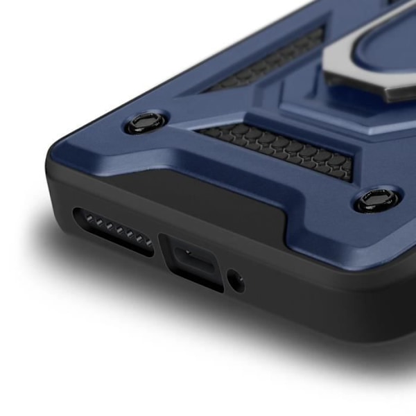 Coque för Xiaomi 15 Pro Ring Stöd med Kamera Skydd Mayaxess Blå Natt Blå